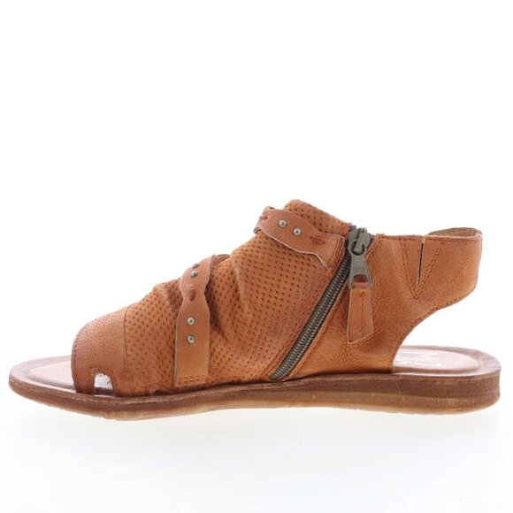 NEW MIZ MOOZ Leather Francy Flat Sandals Nutmeg for women 252 - Picture 2 of 14